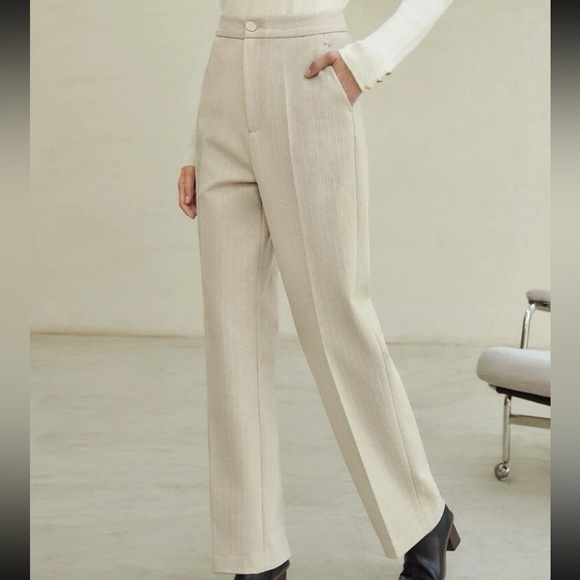 SHEIN | Premium viscose relaxed fit suit pants - Picture 3 of 9